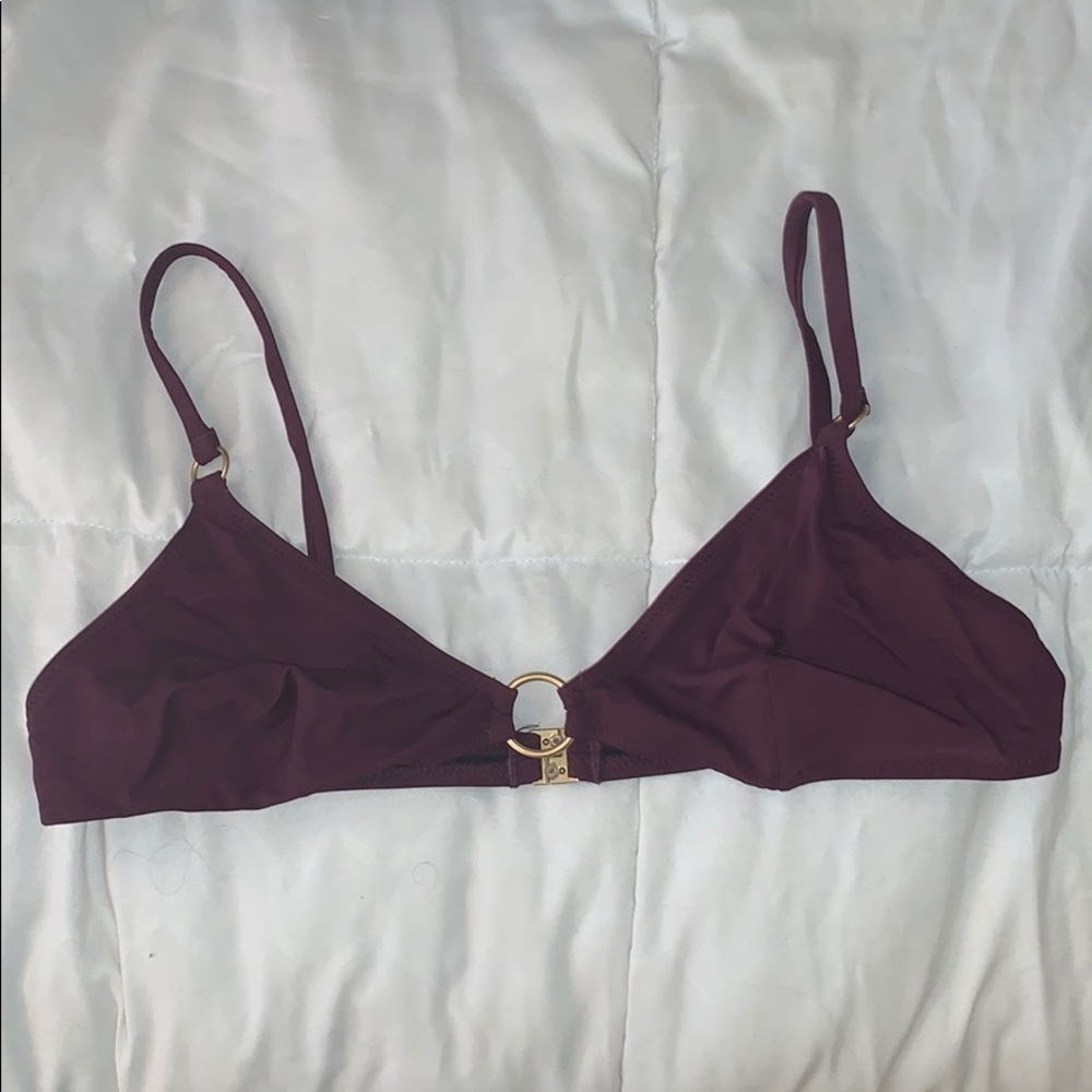 Solid & Striped Bikini Top